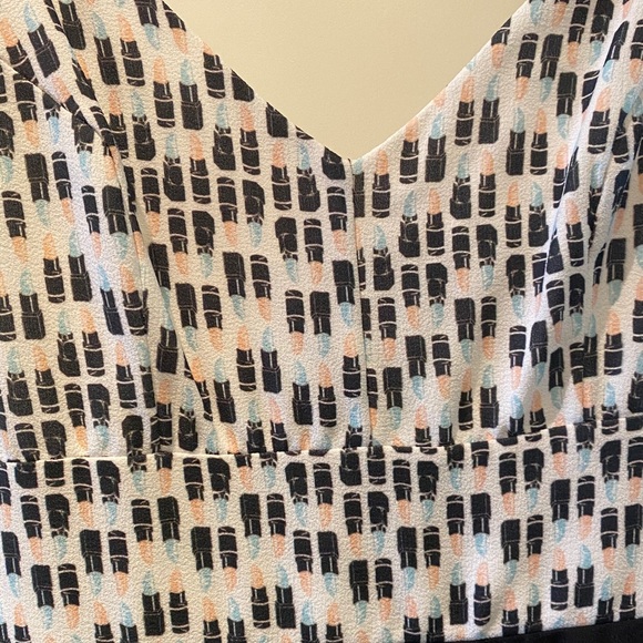 Blame Betty lipstick print bodice swing dress - Picture 2 of 6